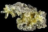 Selenite Crystal Cluster (Fluorescent) - Peru #108613-1